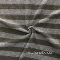 2022 Modèle de bande de gros de haute qualité 2x2 Rib Tissue en tricot en polyester Coton Spandex Tissus mélangés pour les vêtements